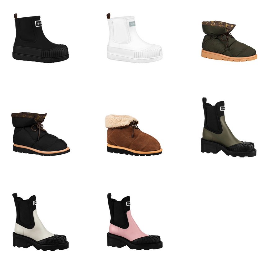 LV WINTER BOOT SET  Shoes outfit fashion, Louis vuitton boots
